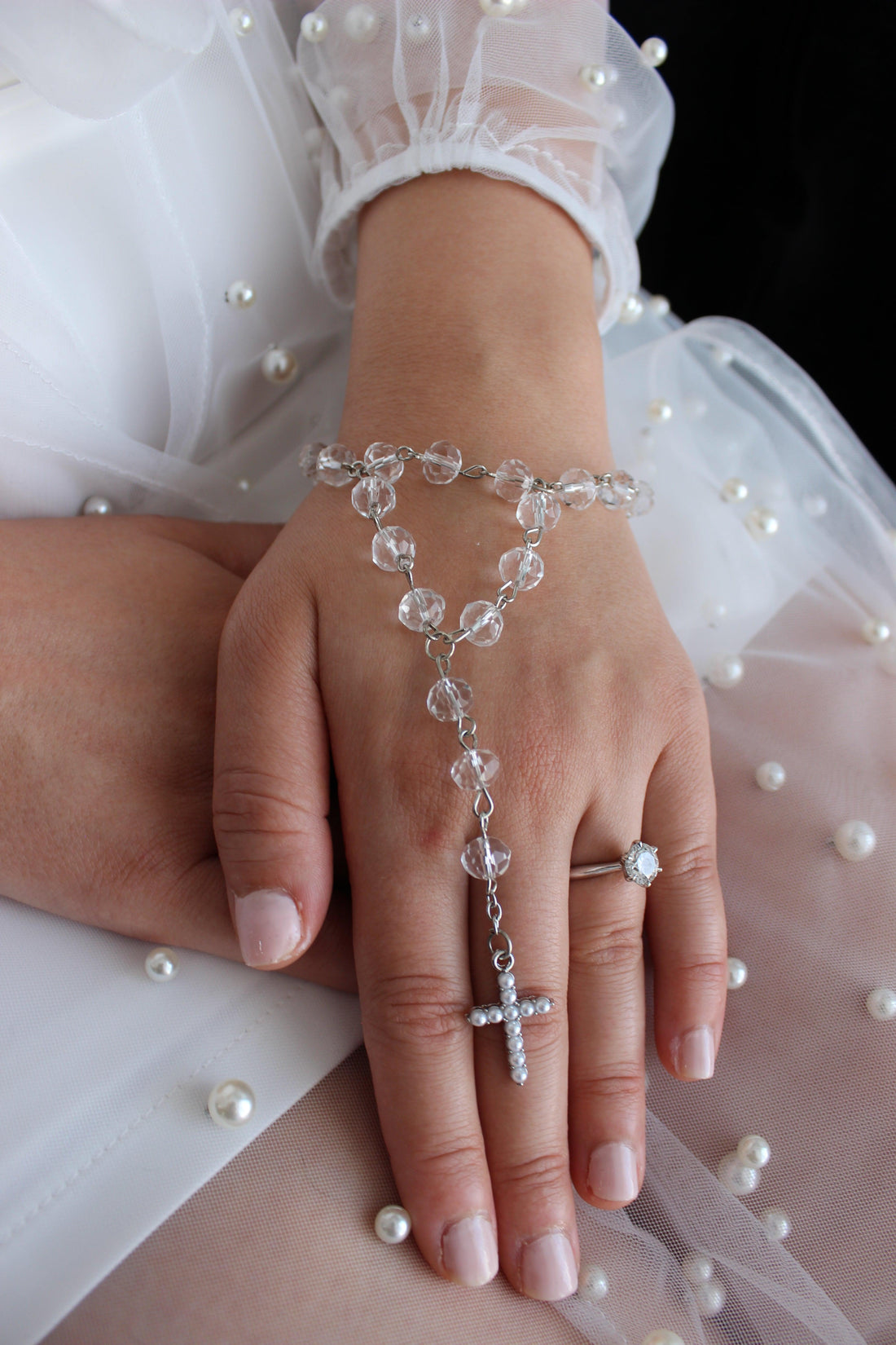 Amore Collective bridal rosary bracelets accessories jewellery