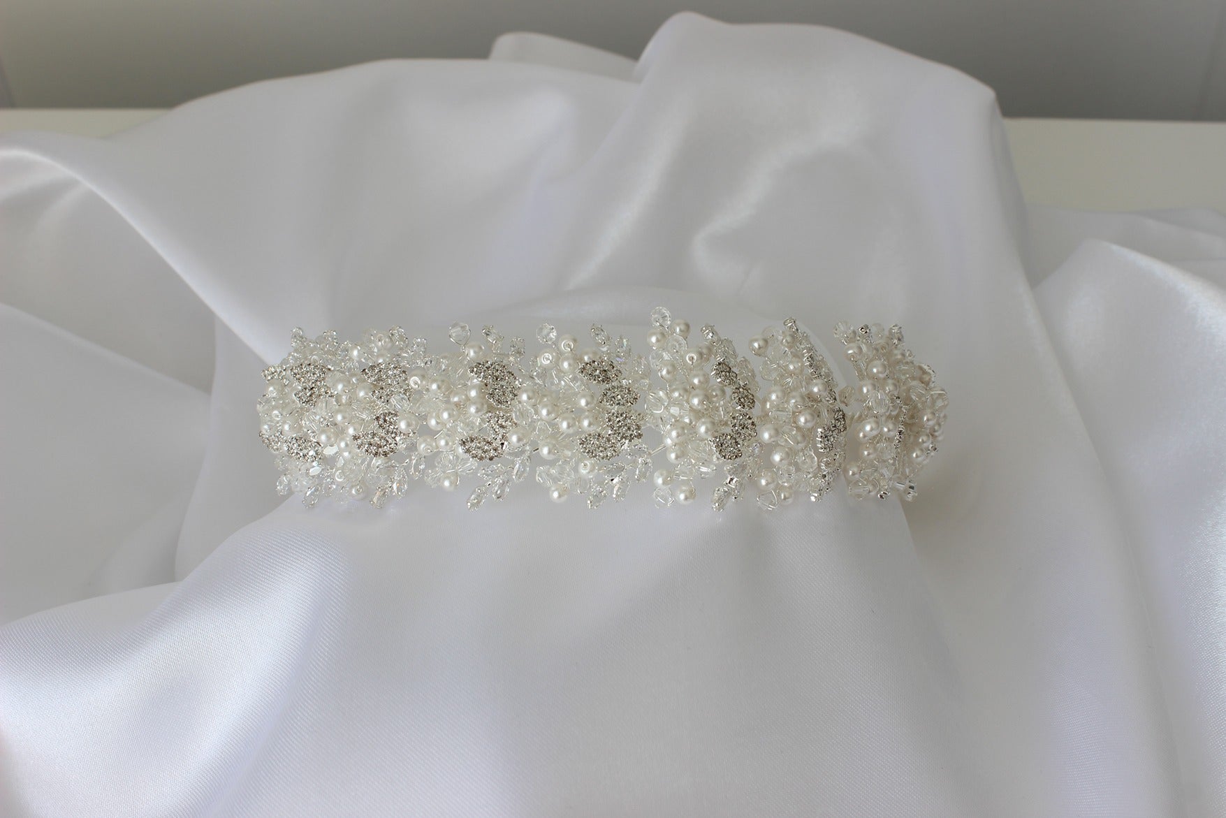 luxury bridal headpiece