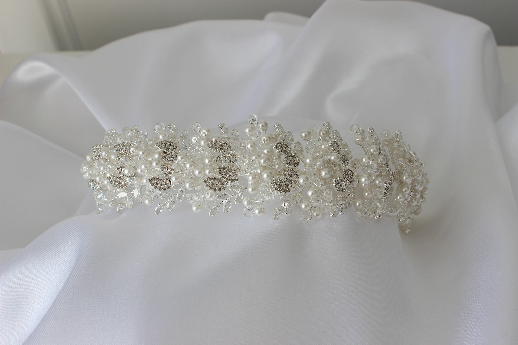 luxury bridal headpiece