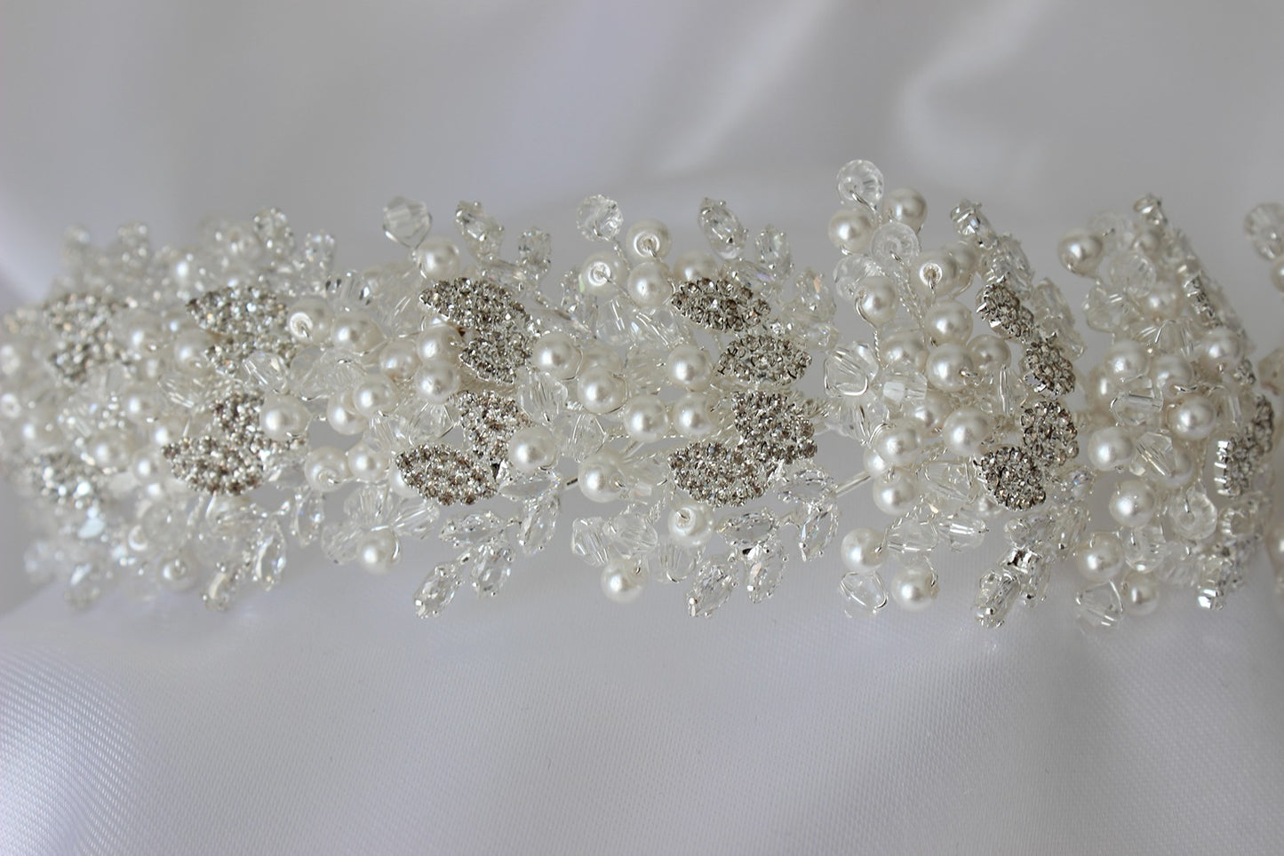 luxury bridal headpiece