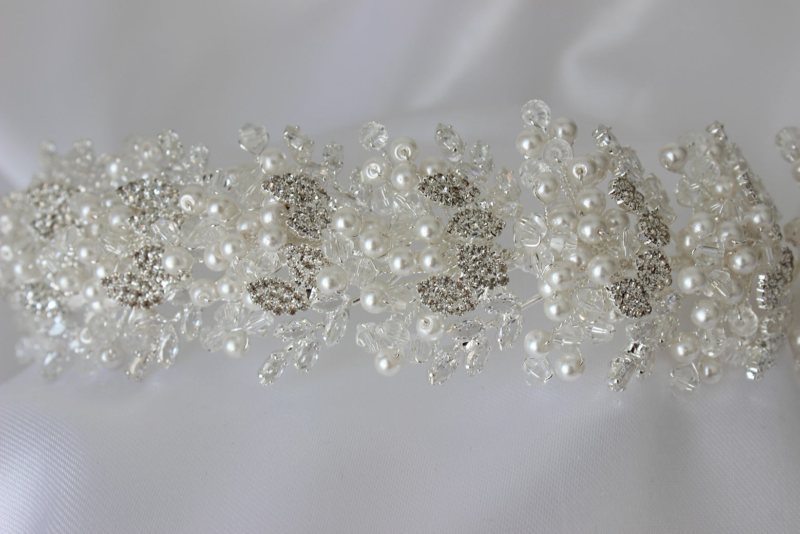 luxury bridal headpiece