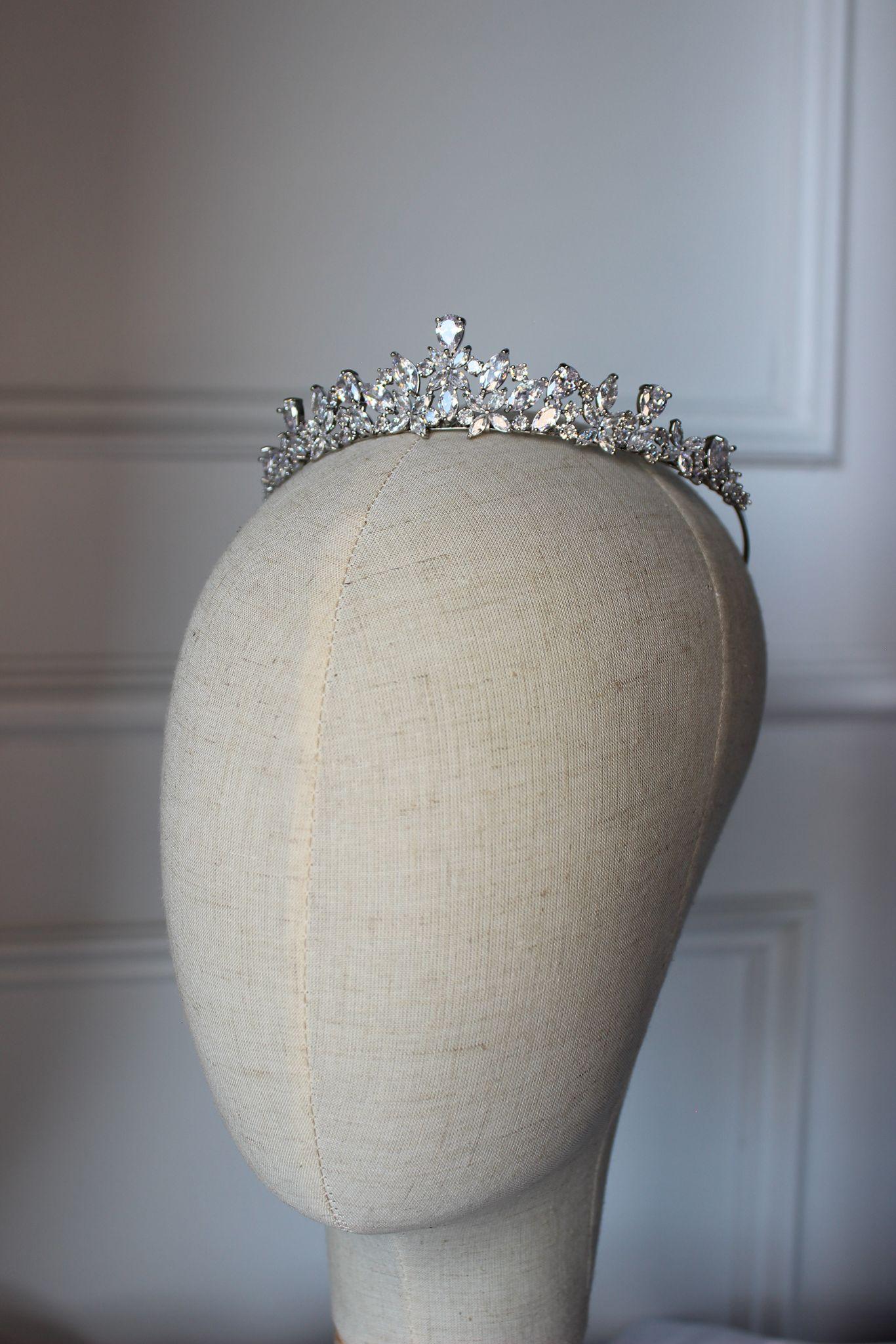 "AMELIE" Bridal Tiara - Silver