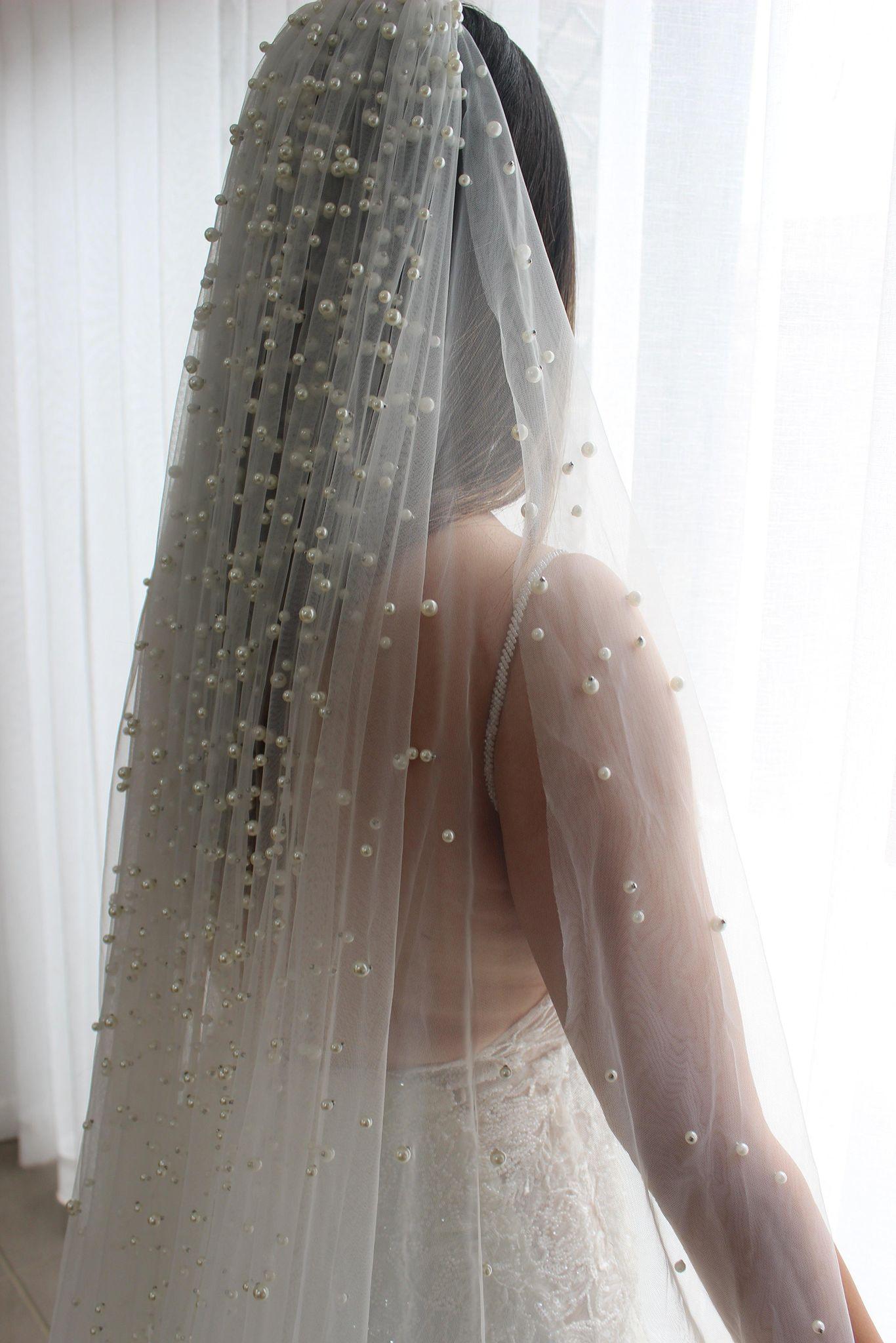 Amore Collective bridal wedding accessories pearl veils
