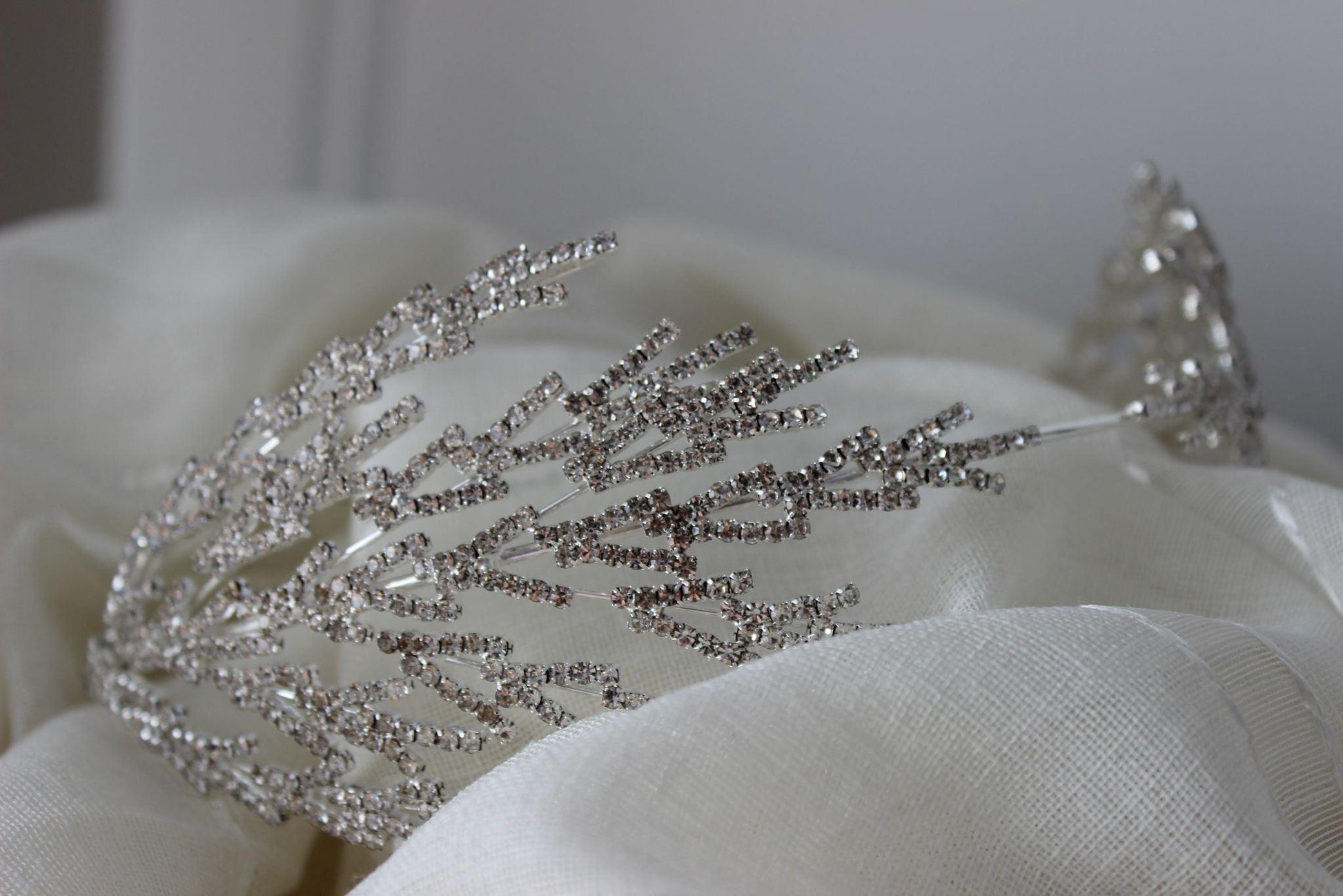 "HARPER" Bridal Headpiece - Silver