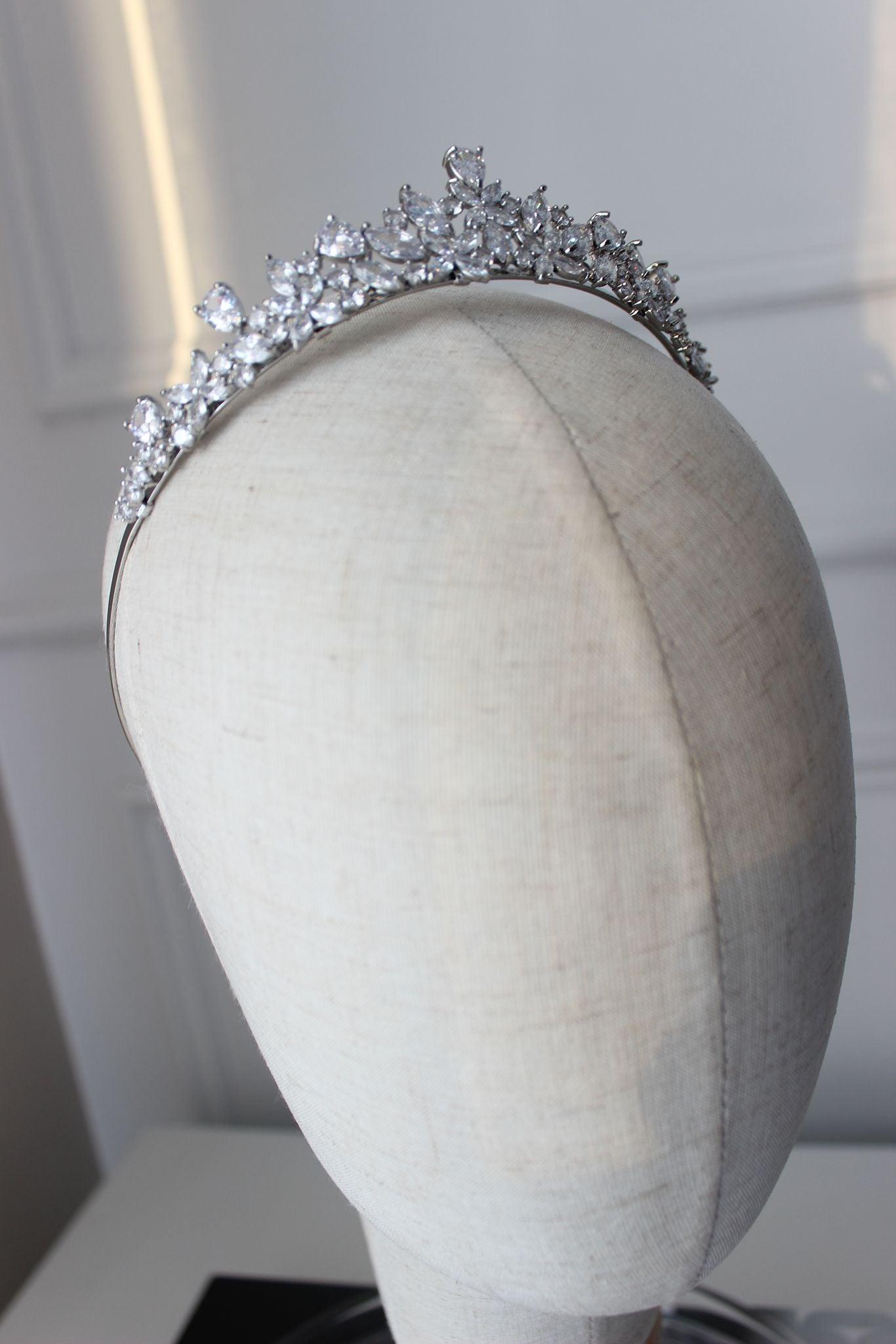 "AMELIE" Bridal Tiara - Silver