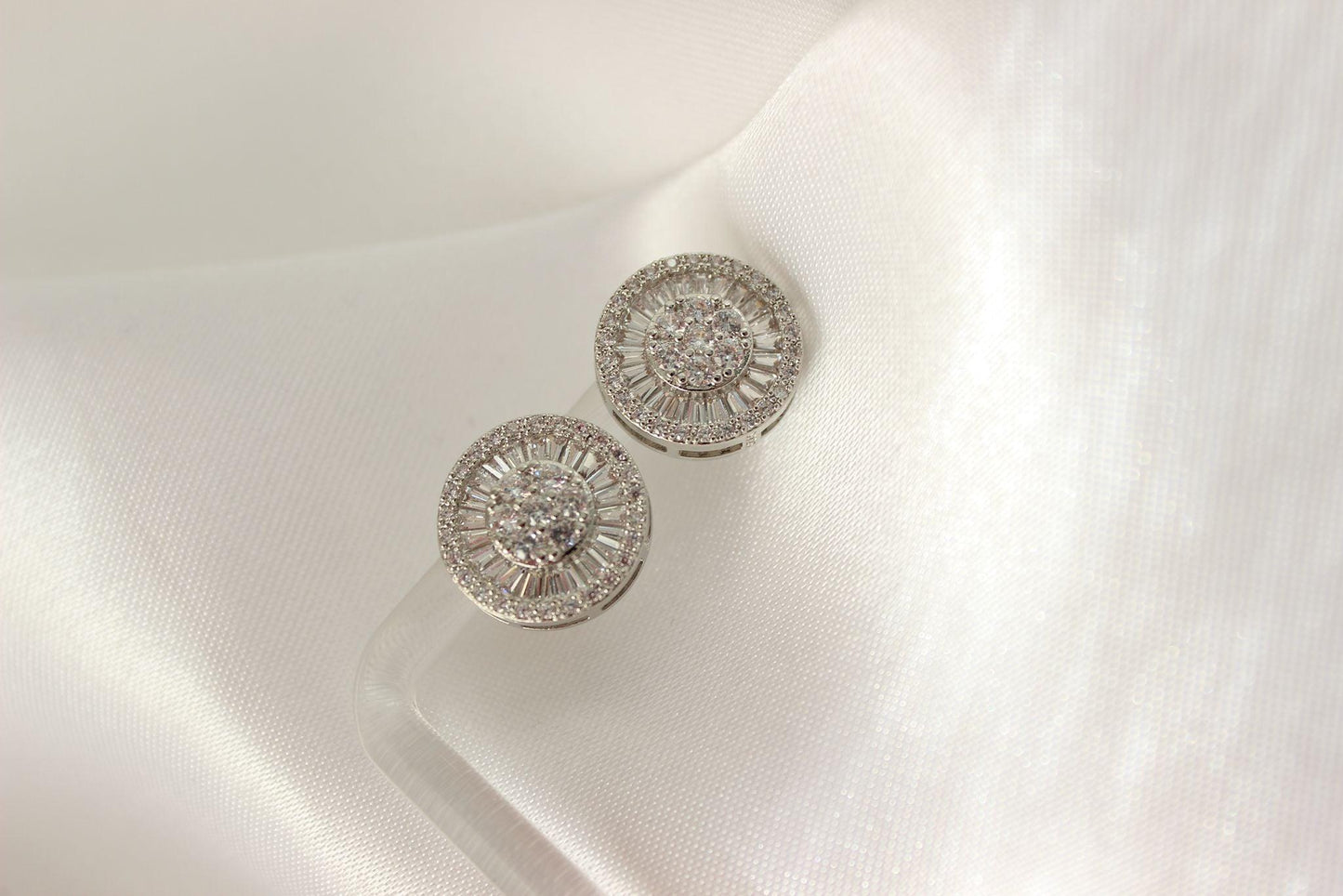 Amore Collective bridal wedding accessories earrings cubic zirconia