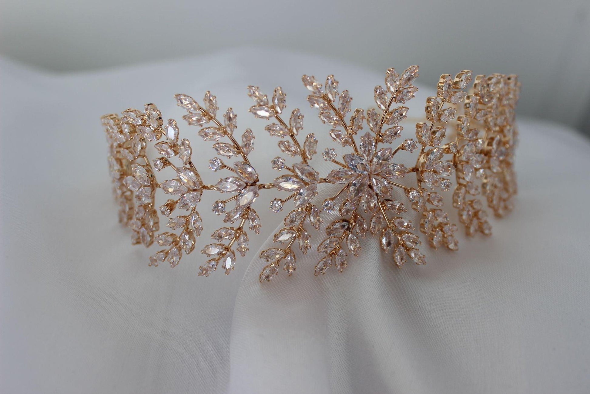 "ISABEL" Headpiece - Rose Gold