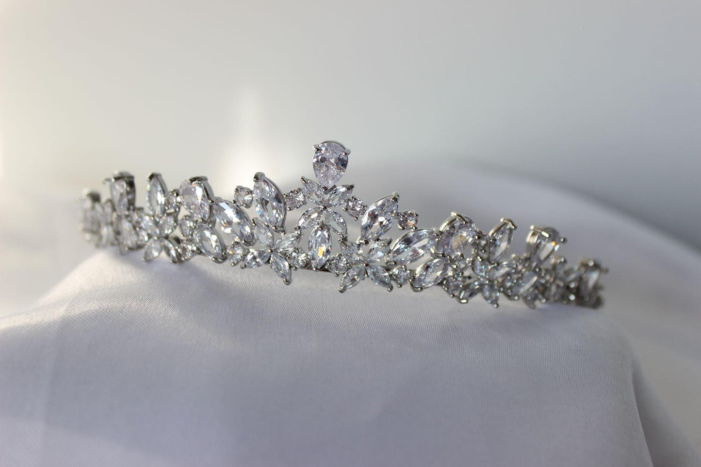 "AMELIE" Bridal Tiara - Silver