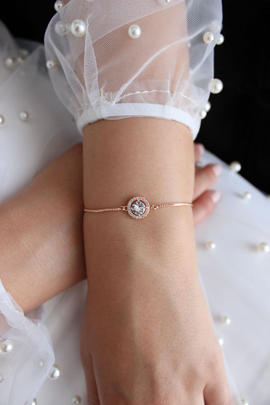 "CAMILLE" Rose Gold Bracelet