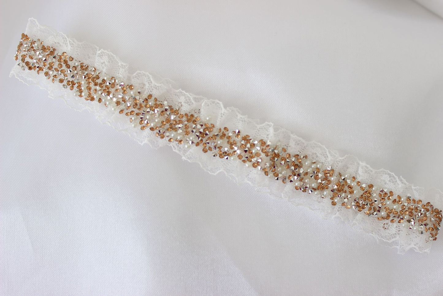 Gold Embellished Bridal Garter