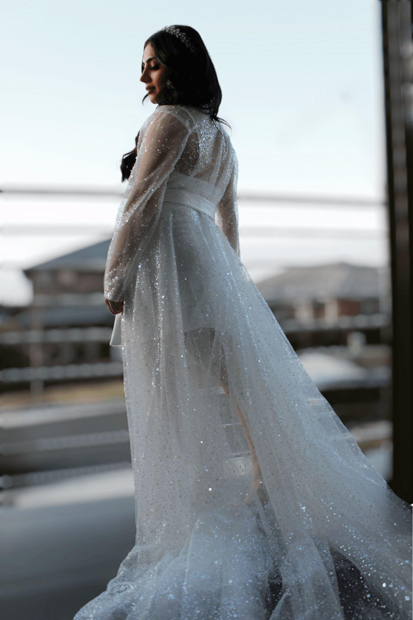 "VERONIQUE" Luxury Bridal Robe