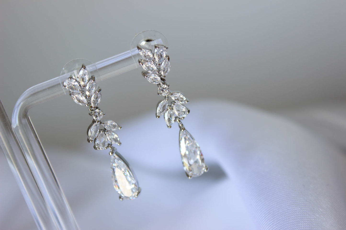 Silver earrings