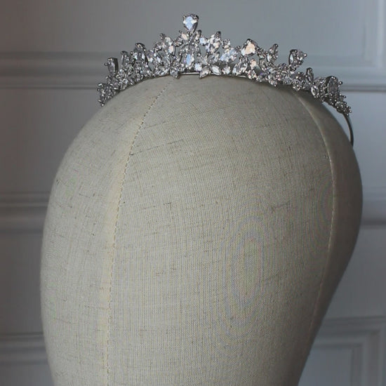 "AMELIE" Bridal Tiara - Silver