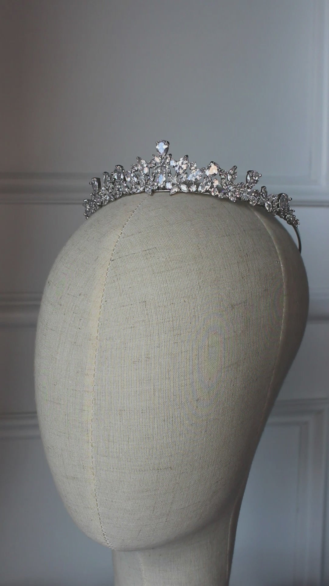 "AMELIE" Bridal Tiara - Silver