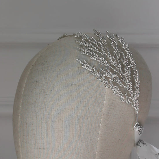 "HARPER" Bridal Headpiece - Silver